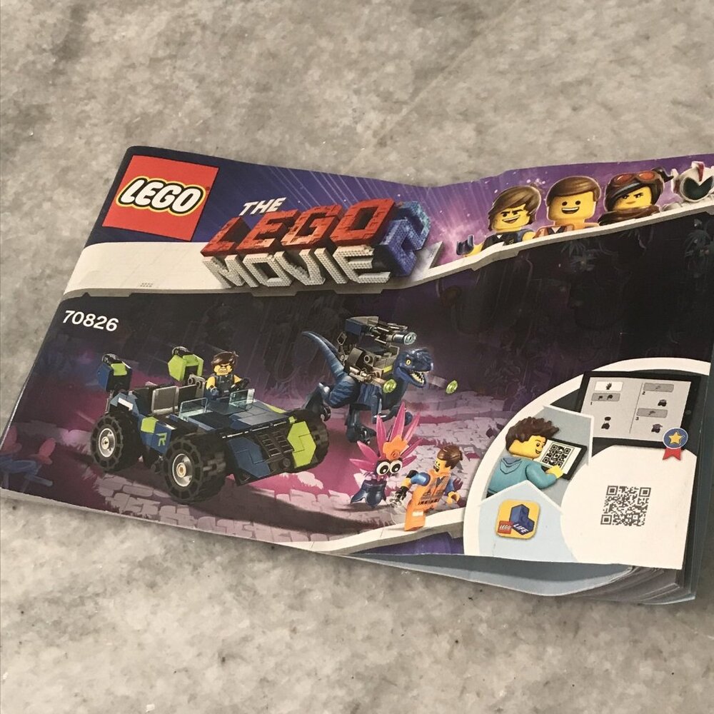 LEGO The LEGO Movie 2 70826‎ Rex's Rex-treme Offroader Instruction Manual Only